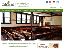 Tablet Screenshot of oakwoodfriends.org